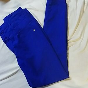 Blue skinny stretch jeans